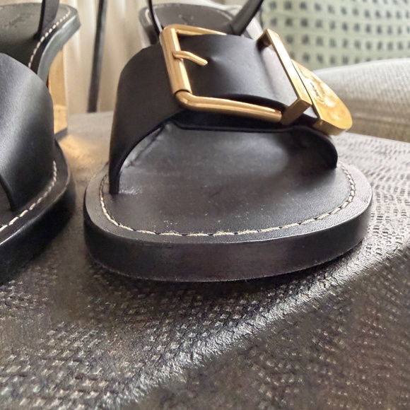 Chloé Women's Rebecca Ankle Strap Slingback Buckled High Heel Sandals - Picture 11 of 11